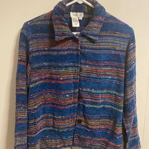 Colorful Striped Jacket by Coldwater Creek